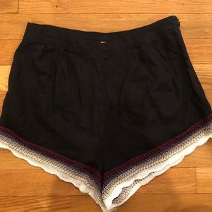 Free people linen shorts size: xs
